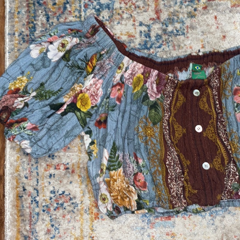 FARM Rio cropped top - Picture 2 of 4